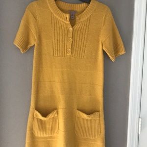H&M Mustard Sweater Dress